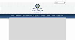 Desktop Screenshot of holyfamilyschool.com